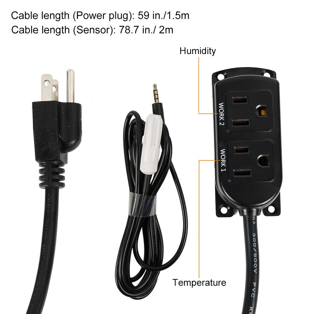 Digital Temperature And Humidity Controller Thermostat - eucatech Store