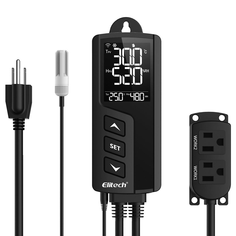 Digital Temperature And Humidity Controller Thermostat - eucatech Store