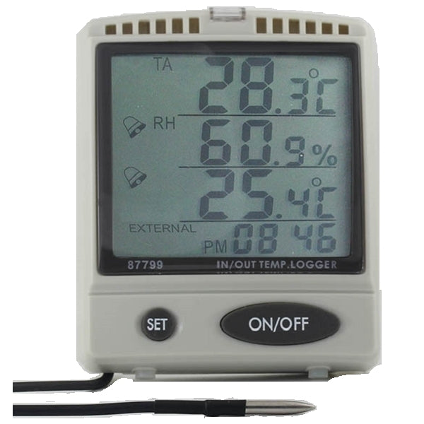 Temp. RH Recorder with Probe - eucatech Store