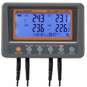 4 Channel Thermistor Recorder with Relay - eucatech Store