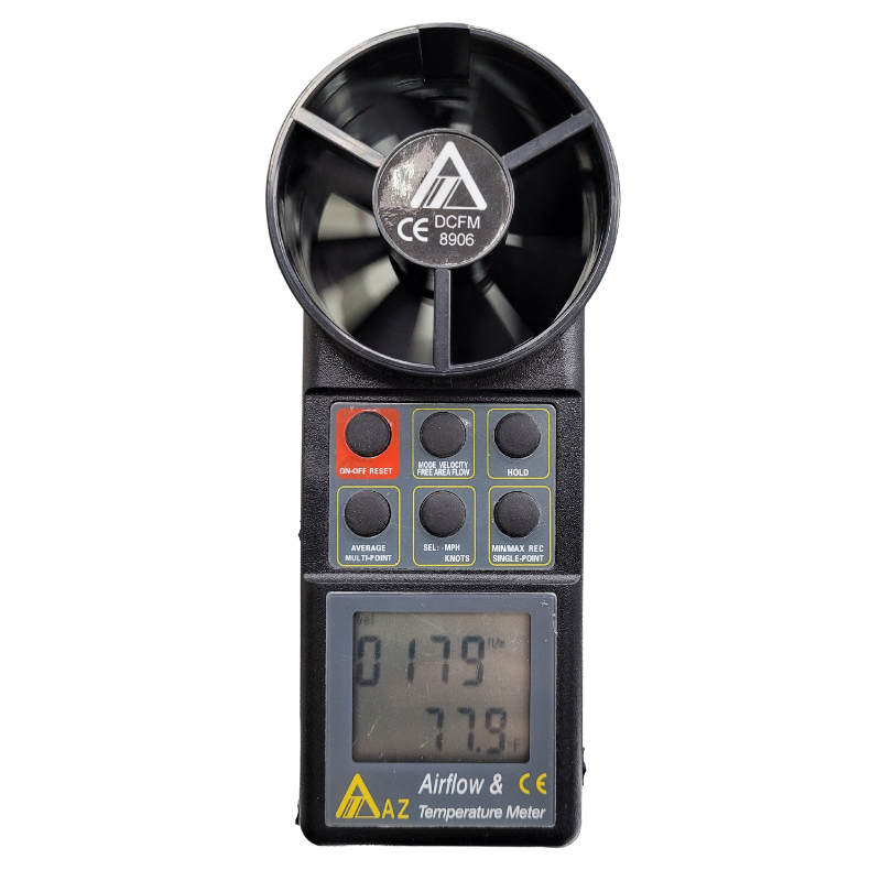 Integrated Fan Air Flow Anemometer - eucatech Store