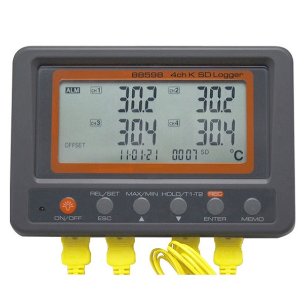 4-Channel Type K Thermocouple Data Logger - eucatech Store